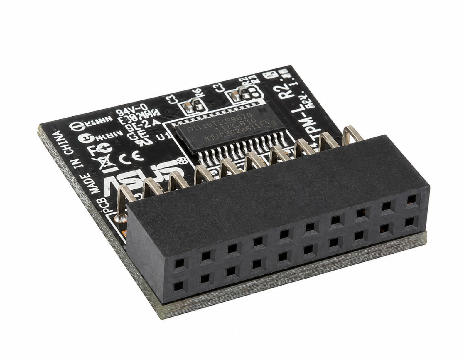TPM-L R2.0 - TPM-L R2.0 20-1 Pin LPC TPM 2.0 Module for Select X99 C612 Motherboards