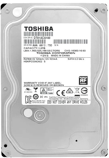 Toshiba DT01ACA100 - 1TB 7.2K RPM SATA 3.5