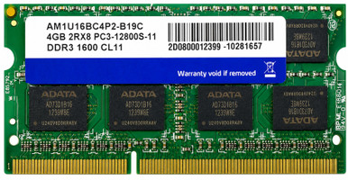 AM1U16BC4P2-B19C - 4GB (1x4GB) 1600Mhz PC3-12800S DDR3-1600 204