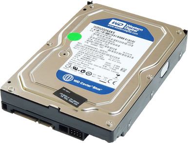 Hard Disk Western Digital Caviar Blue WD6400AAKS-65Z7B0 Da 640 GB, 3.5 Pollici, SATA, Ricondizionato