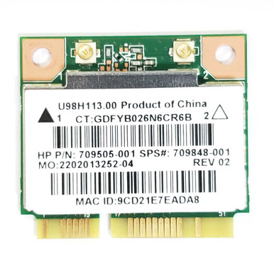 HP 709848-001 - Realtek RTL8188EE WiFi Wireless N PCI-E Half