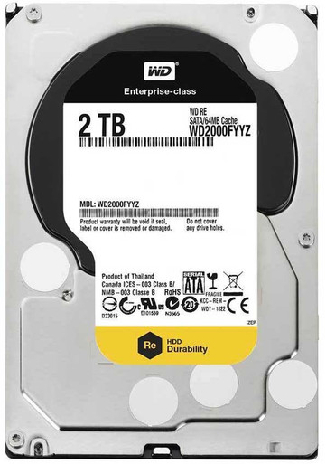 Western Digital WD2000FYYZ-01UL1B2 - 2TB 7.2K RPM 64MB Cache