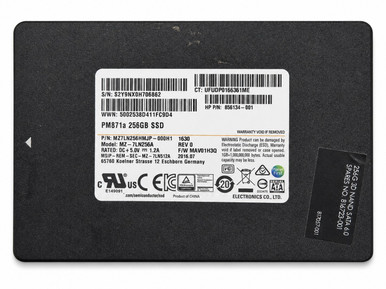 MZ7PD256HCGM-000H7 - 256GB SATA 7mm 2.5