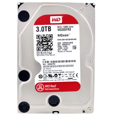 Western Digital WD30EFRX-68EUZN0 - 3TB 5.4K RPM 64MB Cache 6G SATA