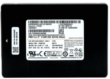 MZ-7LN512A - 512GB 6Gbps SATA III 7mm 2.5
