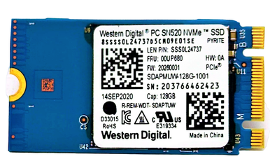 00UP730 - 128GB PCIe NVMe 2242 Solid State SSD Drive - CPU Medics