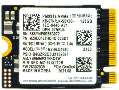 Samsung MZ-2LZ128D - 128GB PCIe NVMe M.2 2230 Gen3x4 Solid State