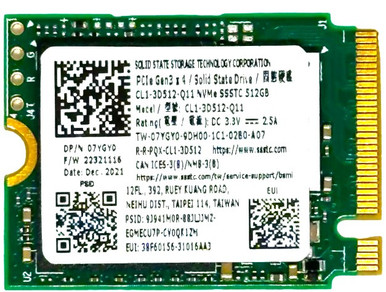 Pcie Ssd Class 40 Nvme 512 Gb Ssd Dell SSD 512GB Class 40 2280