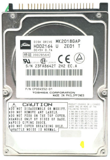 Toshiba HDD2154 - 20GB 4.2K RPM IDE PATA ATA 2.5