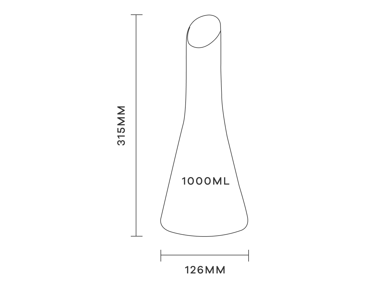 No 1 & FLINDERS DECANTER GIFT SET sizing guide