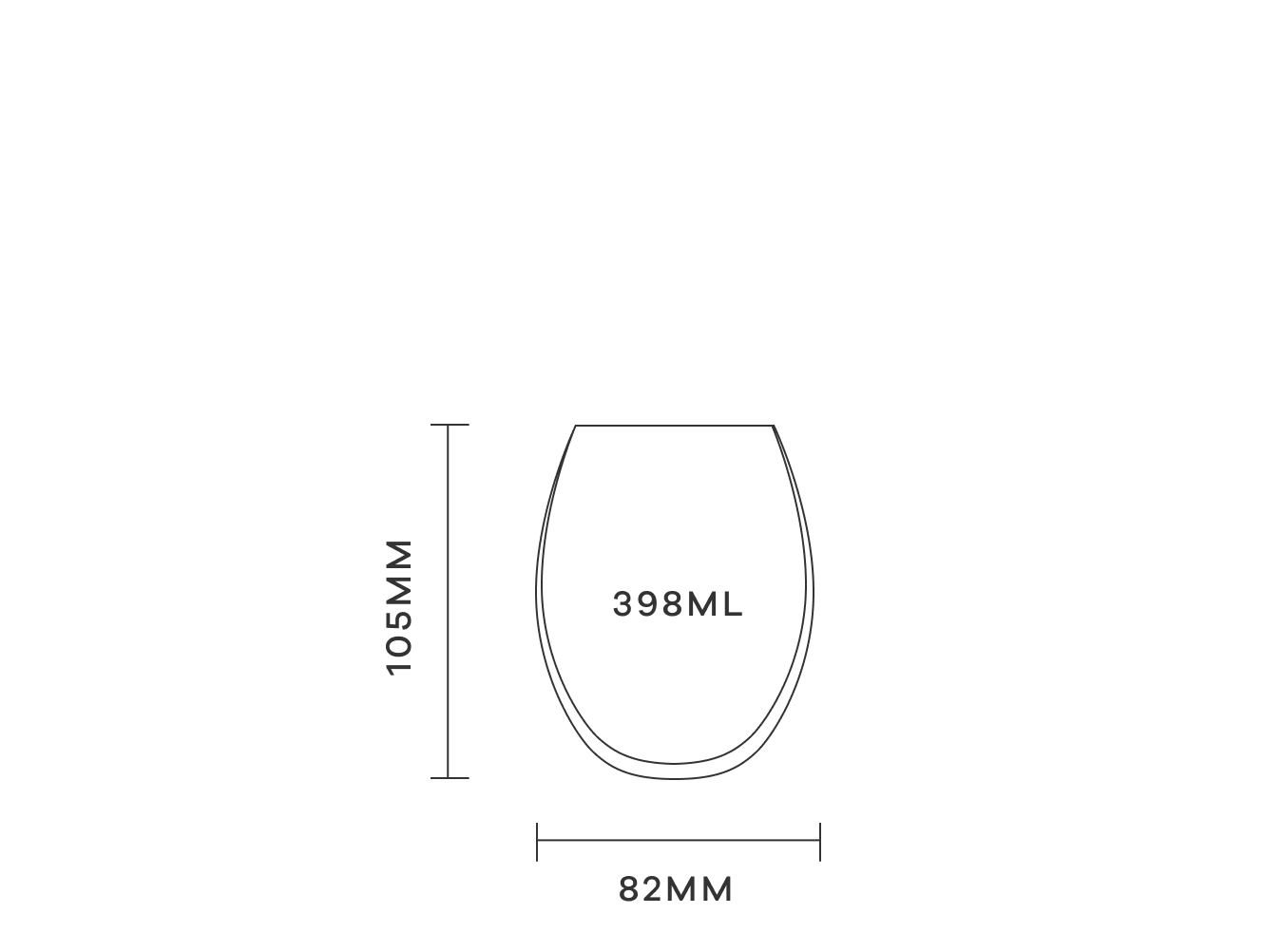 PLUMM STEMLESS WHITE+ sizing guide