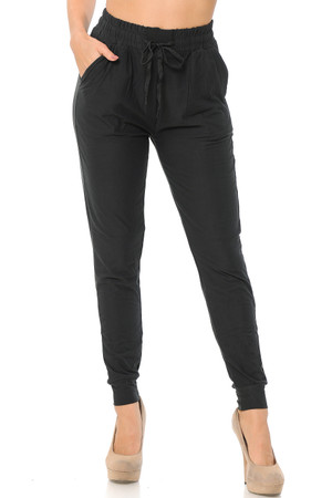 Buttery Soft Solid Basic Women's Joggers - EEVEE