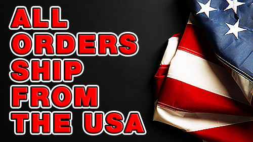 All Order Ship from our USA Warehouse - A Proud USA Company