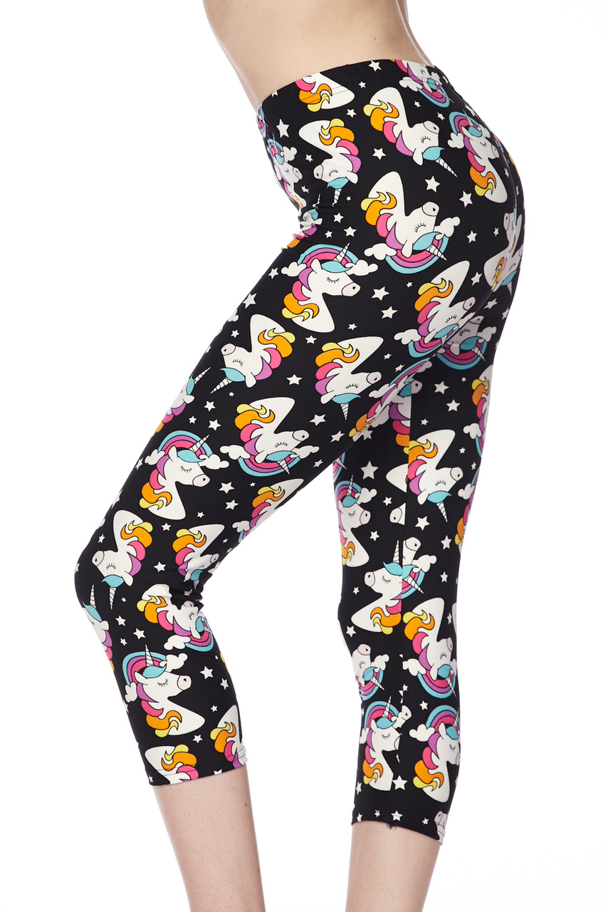 Buttery Soft Dreaming Unicorns Capris