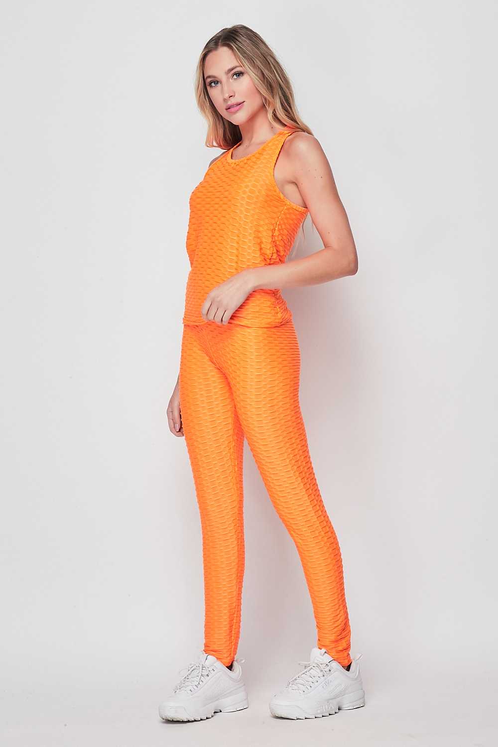 2 Piece Scrunch Butt Leggings and Tank Top Set