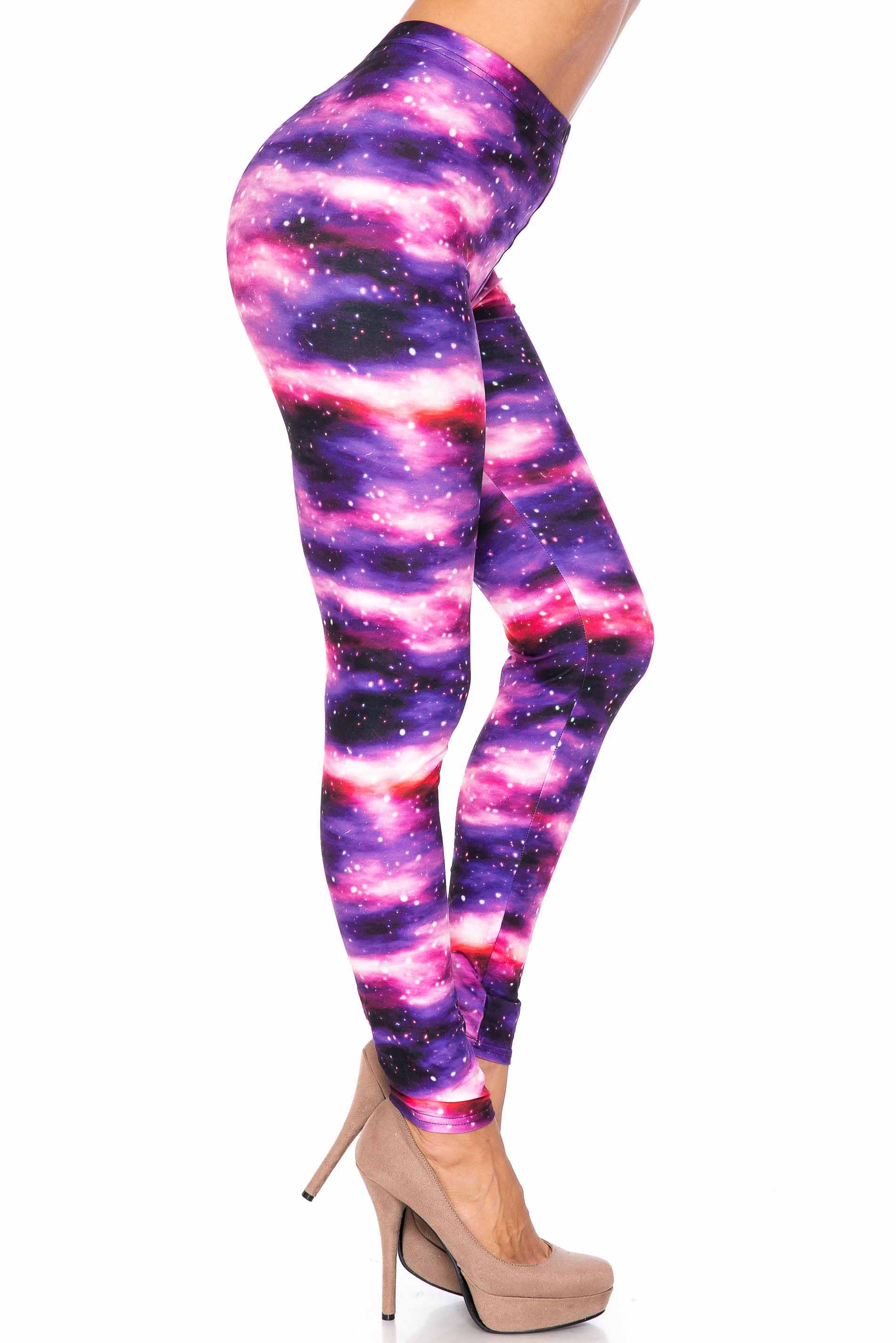 Creamy Soft Purple Mist Leggings - USA Fashion™