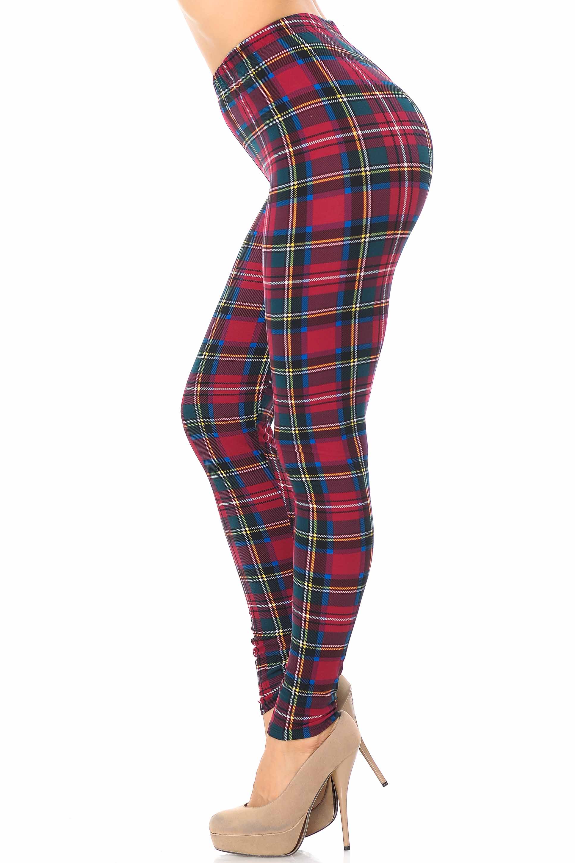 Buttery Soft Modish Plaid Leggings