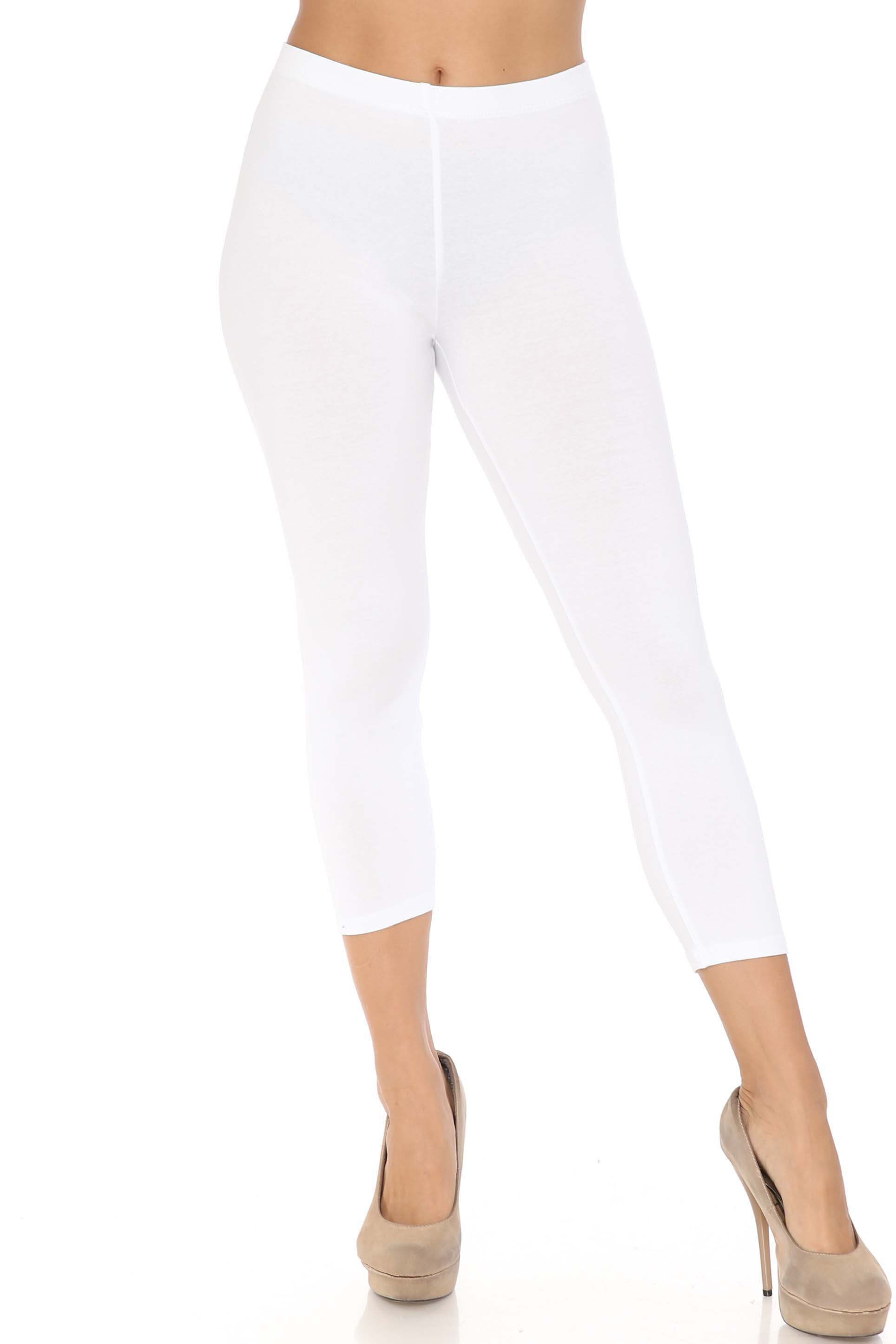 USA Cotton Capri Length Leggings