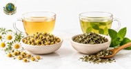 Chamomile vs peppermint loose leaf tea: flavor and safety