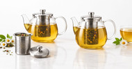 Glass teapot with infuser: removable basket vs built-in filter