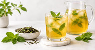 How to make iced peppermint loose leaf tea
