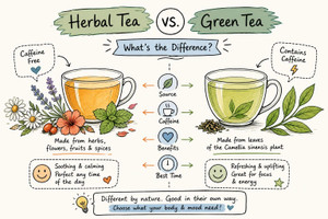 Herbal Tea vs Green Tea: Key Differences Explained