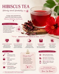 Hibiscus Tea Benefits, Brewing Guide & Wellness