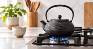 Can you put a cast iron teapot on the stove?