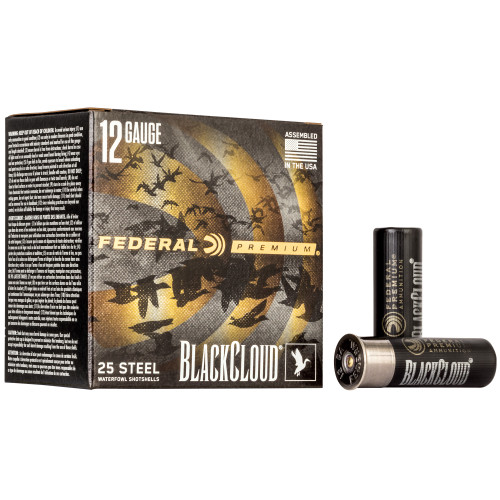 FED BLK CLOUD 12GA 3 BB 25/250 FED BLK CLOUD 12GA 3 BB 25/250