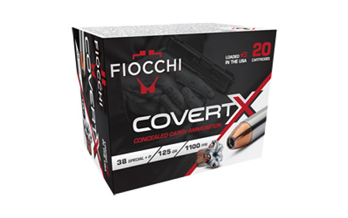 FIOCCHI COVERTX 38SPL+P 125GR 20/200 FIOCCHI COVERTX 38SPL+P 125GR 20/200