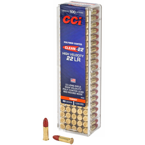 CCI 22LR HV 40GR LRN RED 100/5000 CCI 22LR HV 40GR LRN RED 100/5000