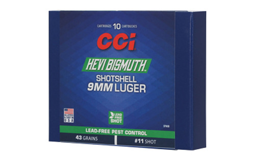 CCI 9MM BISMUTH SHOTSHELL 10/200 CCI 9MM BISMUTH SHOTSHELL 10/200