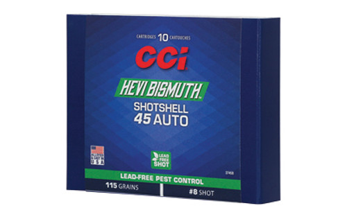 CCI 45ACP BISMUTH SHOTSHELL 10/200 CCI 45ACP BISMUTH SHOTSHELL 10/200