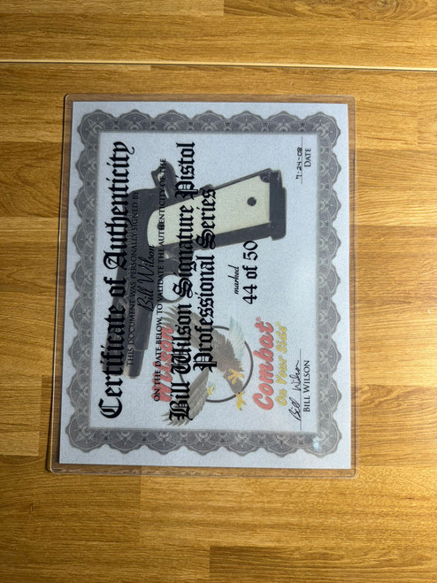 Bill WIlson Signature Pistol Professional Series