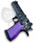 Desert Eagle 50 Black Tiger Stripe Purple