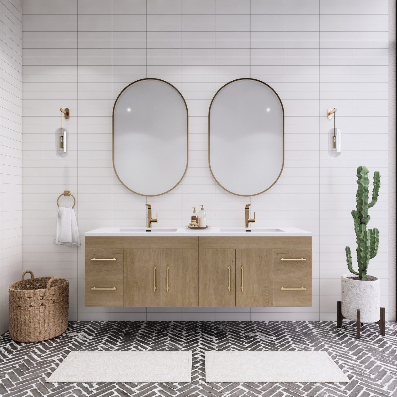 72" Inch Bathroom Vanities by Moreno Bath