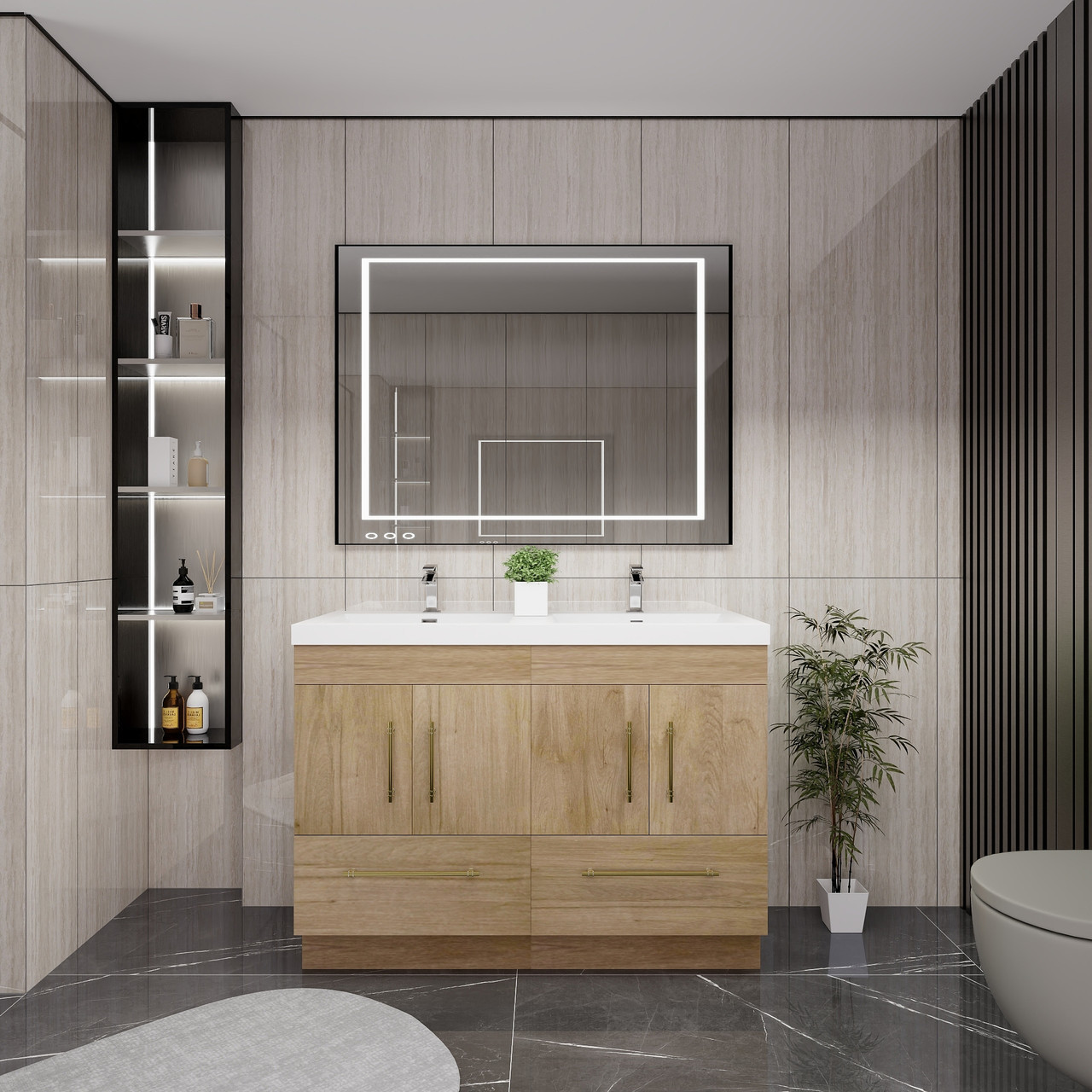 48" Inch Bathroom Vanity with Sink Top Set by Moreno Bath Vanities
