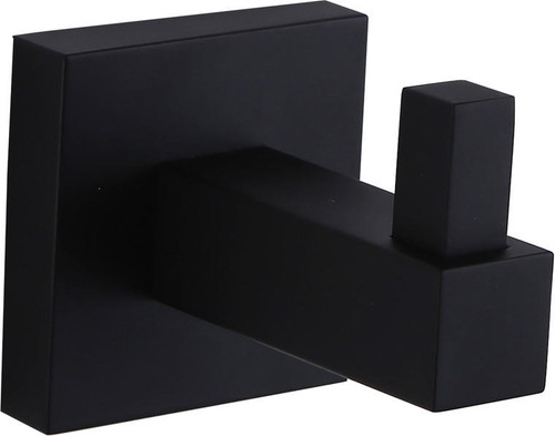  Moreno Bath Matte Black Square Robe Hook 