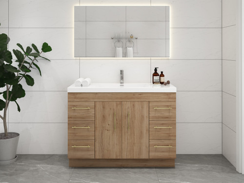  ELSA 48" FREESTANDING VANITY WITH REINFORCED ACRYLIC SINK 