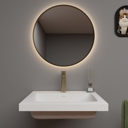 NB Rectangular Rounded Basin Sink Top 24" Inches by Moreno Bath Bathroom Vanities V1