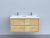 Sage 48"Double Sink Wall Mounted Modern Vanity   Sage 48"Double Sink Wall Mounted Modern Vanity