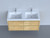 Sage 48"Double Sink Wall Mounted Modern Vanity   Sage 48"Double Sink Wall Mounted Modern Vanity