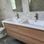 Sage 60" Modern Floating Bathroom Vanity Set with Double Sink Top   Sage 60" Modern Floating Bathroom Vanity Set with Double Sink Top