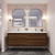 Sage 72" Modern Floating Bathroom Vanity Set with Double Sink Top   Sage 72" Modern Floating Bathroom Vanity Set with Double Sink Top