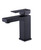  Moreno Bath Matte Black Angular Modern Single Lever Faucet in Mat Black | 251101MB 