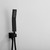  Moreno 10" Shower Head In Matt Balck and  Hand Held Two Valve Set 