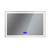 FLORENCE Moreno Florence 55''W x35.5''H  LED Mirror With Bluetooth, time and temperature 
