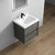 Kingdee 24'' Wall Mounted Vanity With Acrylic top   Kingdee 24'' Wall Mounted Vanity With Acrylic top