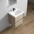 Kingdee 24'' Wall Mounted Vanity With Acrylic top   Kingdee 24'' Wall Mounted Vanity With Acrylic top