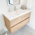 Kingdee 42'' Floating Bathroom Vanity With Acrylic Sink Top   Kingdee 42'' Floating Bathroom Vanity With Acrylic Sink Top
